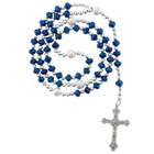   Silver Color Beads Spacers and Silver Colored Cross   28 Necklace