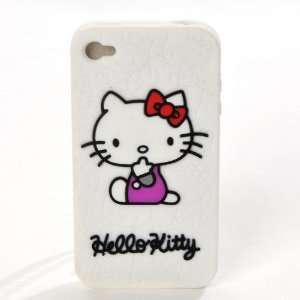  Hello Kitty Embossed White Flexa silicone case cover for 