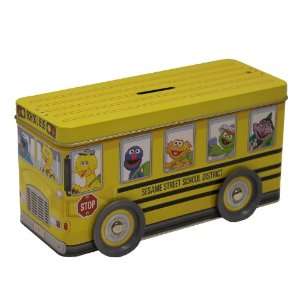  The Tin Box Company Sesame Bus Bank: Toys & Games