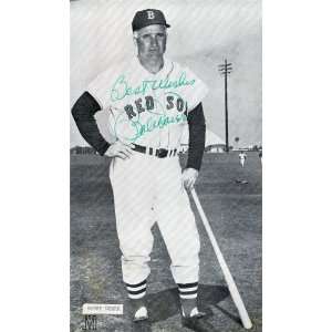 Bobby Doerr Autographed/Hand Signed Postcard  Sports 