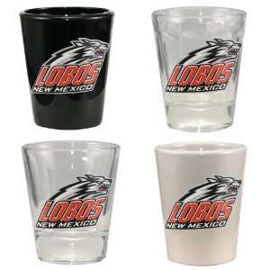  New Mexico Lobos 4 Pack Shot Glass Set