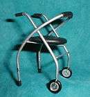 Doll miniature handcrafted Medical Wheeled walker 1/12