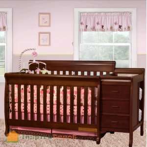  Multi Function Cherry Baby Crib Dresser Combo: Baby