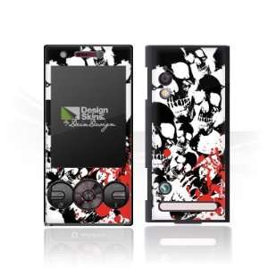 Design Skins for Sony Ericsson W715   Skull Blood Design 