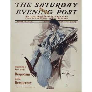   Post Cover Victorian Woman Art Dress   Original Cover 