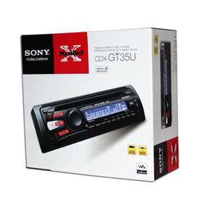 Sony CDXGT35U Car CD//USB Stereo XPLOD Receiver NEW 027242816602 