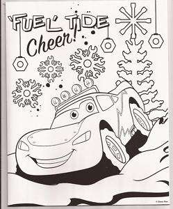  Coloring Sheets on Disney   Pixar Cars   2 Christmas Posters To Color