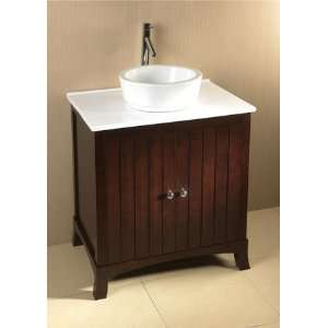  Vanities NC5060 HAMPTON 30 quot Vanity with Ceramic Vessel and Top 