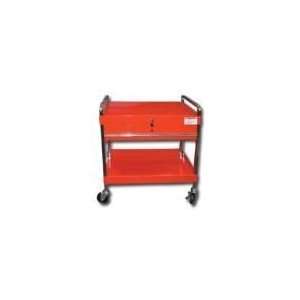  Service Cart with Locking Top and Drawer: Office Products