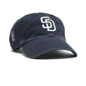   Padres Clean Up Cap w/PGA Patch   Navy Adjustable
