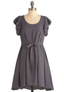 Grey A Line Dress  Modcloth