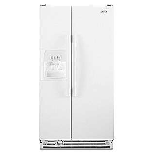 Side by Side Refrigerator   White  Whirlpool Appliances Refrigerators 