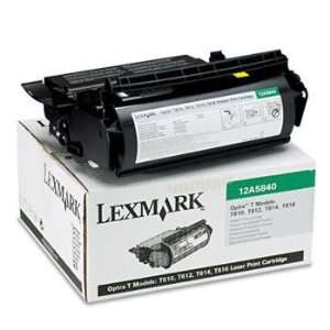  12A5840 Toner, 10000 Page Yield, Black