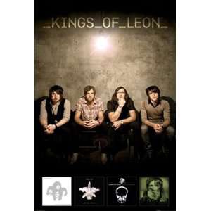 Kings of Leon Group Shot Rock Music Poster 24 x 36 inches  