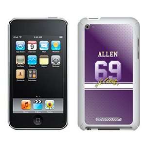  Jared Allen Color Jersey on iPod Touch 4G XGear Shell Case 