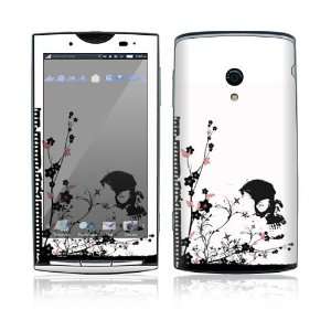  Sony Ericsson Xperia X10 Decal Skin   Skulls / Flowers 
