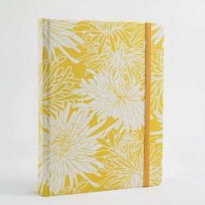  elum designs yellow mums floral designer hardbound journal 