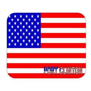  US Flag   Port Clinton, Ohio (OH) Mouse Pad: Everything 