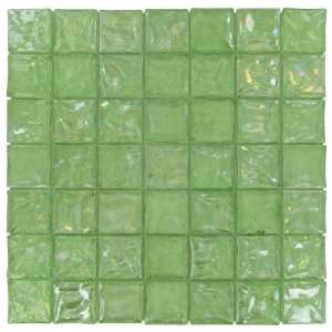  Vista Square Glass Tile in Gecko