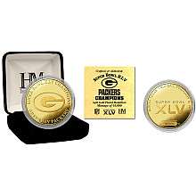 Highland Mint Green Bay Packers Super Bowl XLV Champions 24kt Gold 