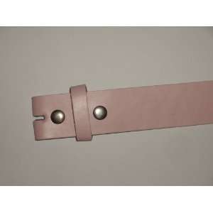    Pink Leather Snap Belt Sizes S M L Xl Adult 1x 