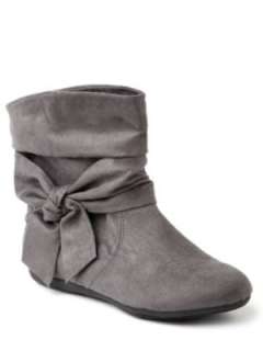 FASHION BUG   Scrunch Ankle Booties  