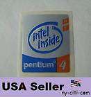 Intel inside Pentium 4 HT Computer Sticker/Badge A22