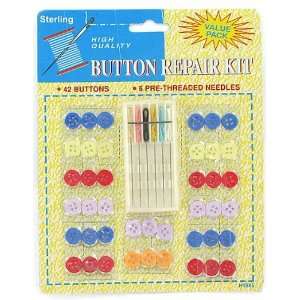  Bulk Buys HT865 Button Repair Kit   Pack of 96: Home 