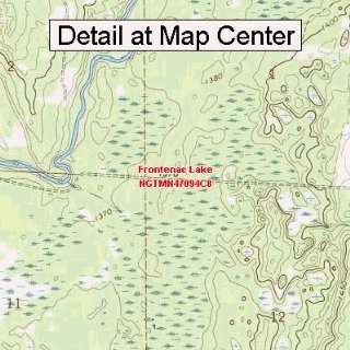 USGS Topographic Quadrangle Map   Frontenac Lake, Minnesota (Folded 