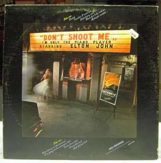 Elton John LP Dont Shoot Me, Im Only the Piano Player  