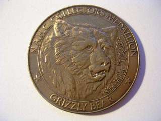   AMERICAN HUNTING CLUB COLLECTORS MEDALLION SERIES 01 GRIZZLY BEAR