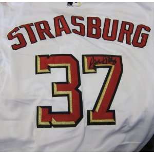  Steven Strasburg Autographed Jersey