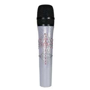   ® Microphone Sleeve Laser Cut Pink Cross / For Wireless Microphones