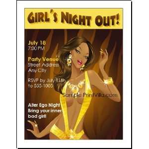  African Beauty Party Invitation