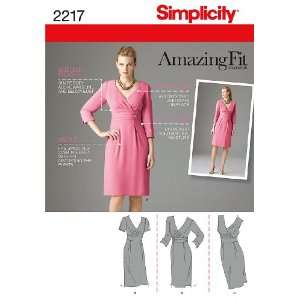  Simplicity Sewing Pattern 2217 Misses Amazing Fit Dresses 