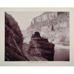  Canyon Grand River Colorado   Original Duotone Print: Home & Kitchen