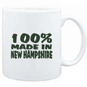   Mug White  100% MADE IN New Hampshire  Usa States