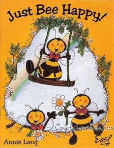 Just Bee Happy Annie Lang Painting Book NEW 1997  