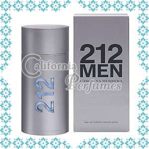 212 MEN by Carolina Herrera 3.4 oz edt Cologne SEALED 510092100156 