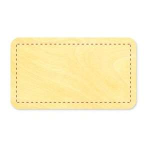  Mr & Mrs Place Card   Real Wood Wedding Stationery: Health 