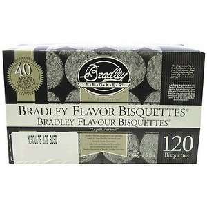   Bradley Mesquite Bisquettes (120 Pack) BTMQ120 Smoker Patio, Lawn