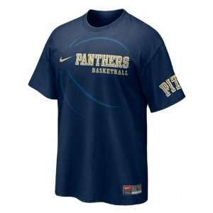 Pittsburgh Panthers Nike Navy Official 2010 2011 Basketball Practice T 