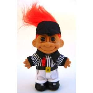  My Lucky REFEREE Troll Doll ~ Orange Hair: Toys & Games