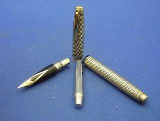 Sheaffer Imperial Diamond STERLING SILVER Cartridge Fountain Pen 