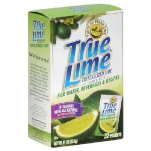 True Lemon, Lime Crystlzd Pckt 32Pc, 2.8 FO (Pack of 12):  