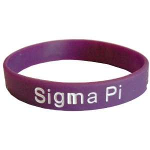 Sigma Pi Silicone Wristband   Two Pack