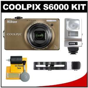   Camera with 7x Optical Zoom (Bronze) with + Flash + Cleaning Kit