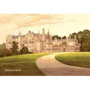    Paper poster printed on 20 x 30 stock. Rushton Hall
