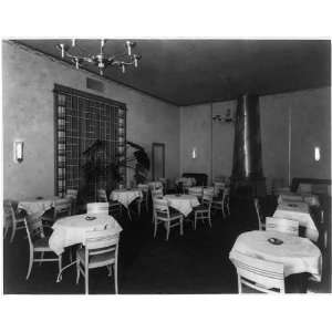  Shoreham Hotel,Washington,D.C. dining room,1930s
