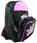 Girls Harley Davidson Canvas Backpack W/ Lunch Tote